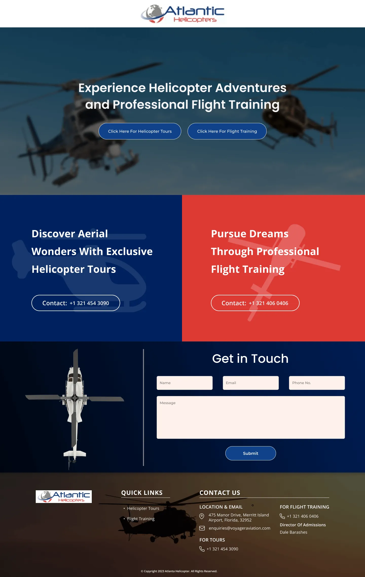 Atlantic Helicopters project
