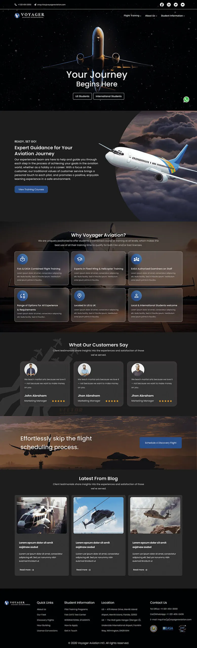 Voyager Aviation project
